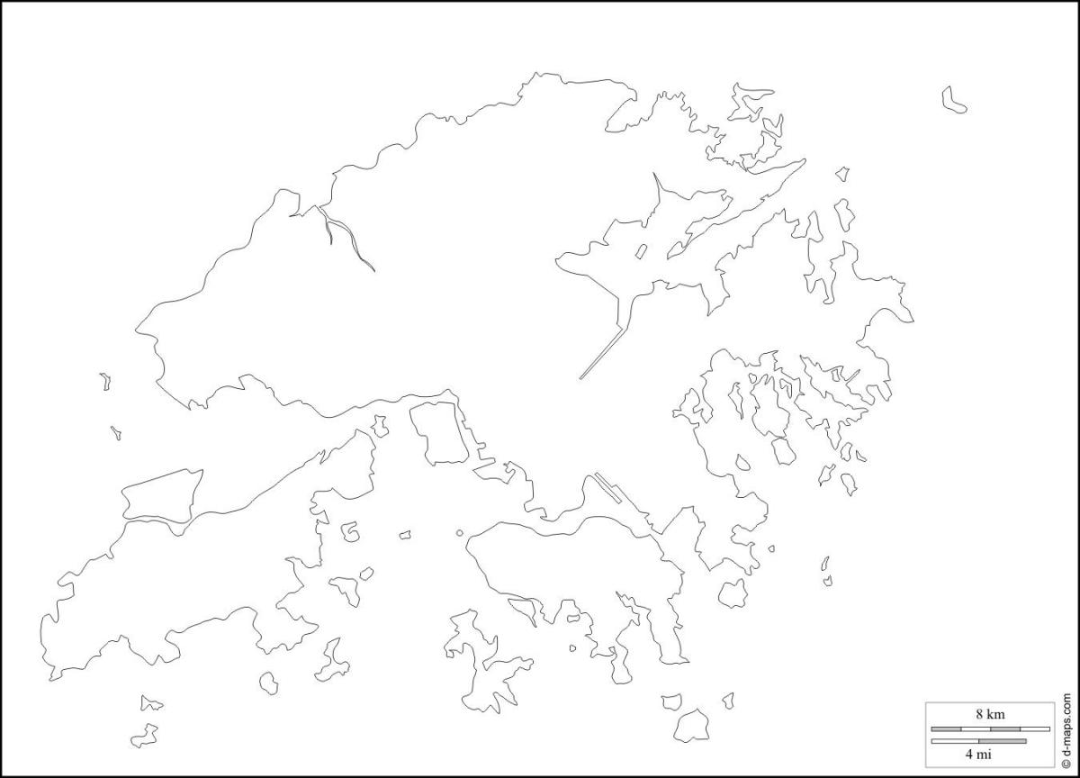 ہانگ کانگ نقشہ خاکہ