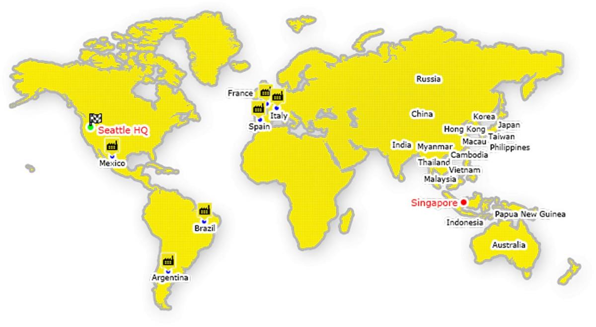 ہانگ کانگ دنیا کے نقشے پر