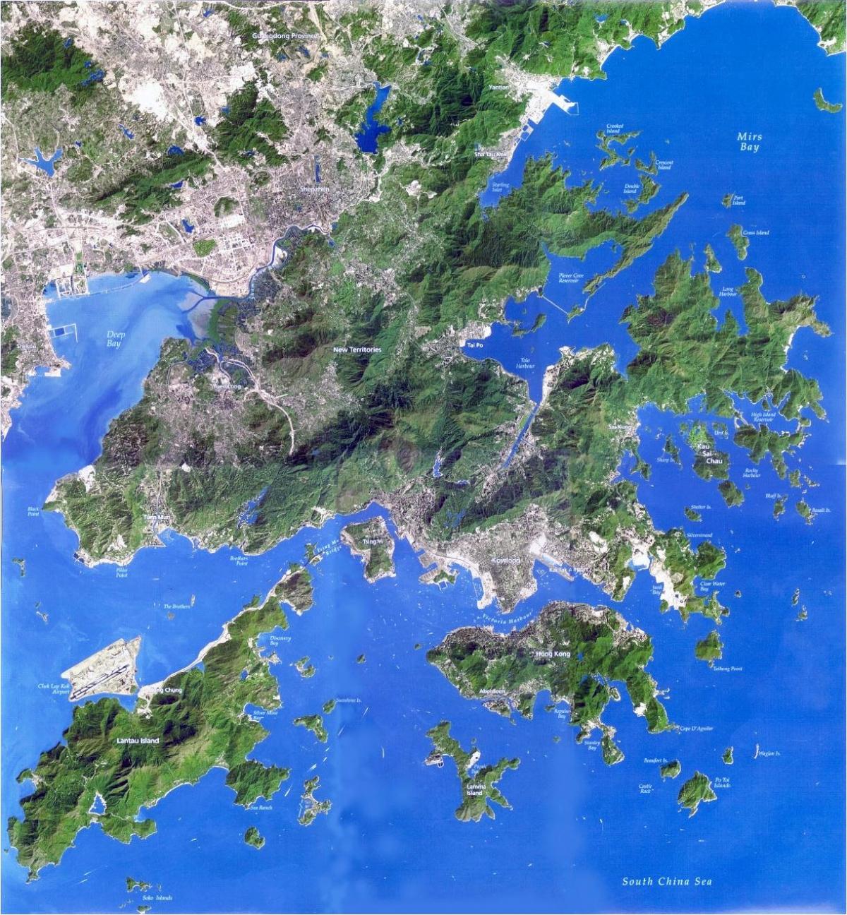 سیٹلائٹ نقشے ہانگ کانگ