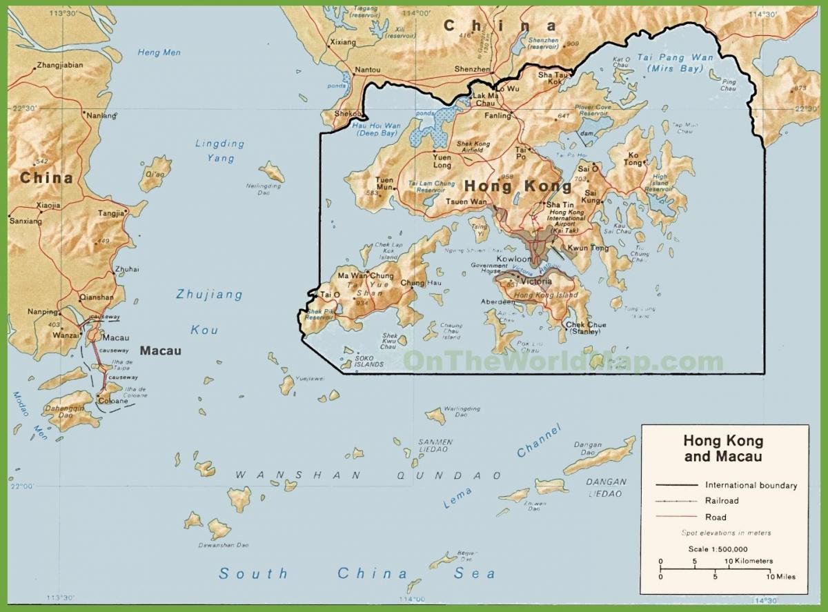 سیاسی نقشے کی ہانگ کانگ