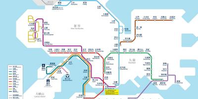 HK نقشہ MTR