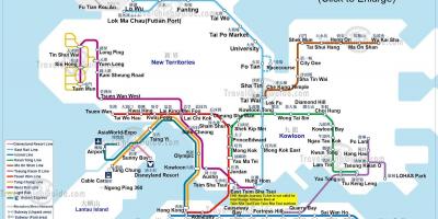نقشہ MTR hk