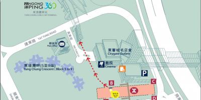 Tung Chung لائن MTR نقشہ