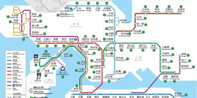 HK بس کا نقشہ