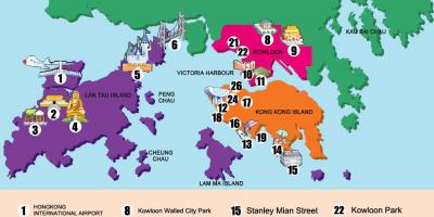 نقشہ کے نئے علاقوں ، ہانگ کانگ