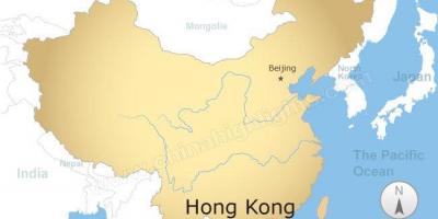 کا نقشہ چین اور ہانگ کانگ