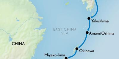 نقشہ کے ہانگ کانگ اور جاپان