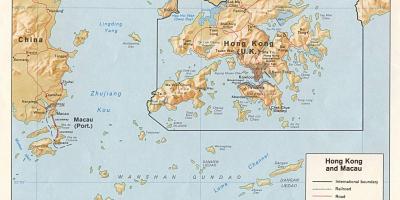 نقشہ کے ہانگ کانگ اور مکاؤ