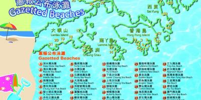 نقشہ ہانگ کانگ کے ساحل کے