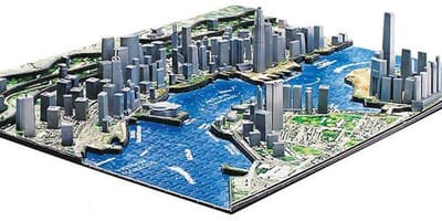 3d نقشہ کی ہانگ کانگ