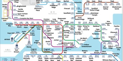 Mrt نقشہ hk