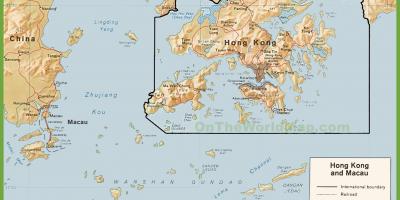 سیاسی نقشے کی ہانگ کانگ